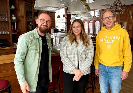 Von links nach rechts: T. Ruhl, A. Seim u. R. Holota_(Q.: D. Reitmeister/ Aller Zeitung)
